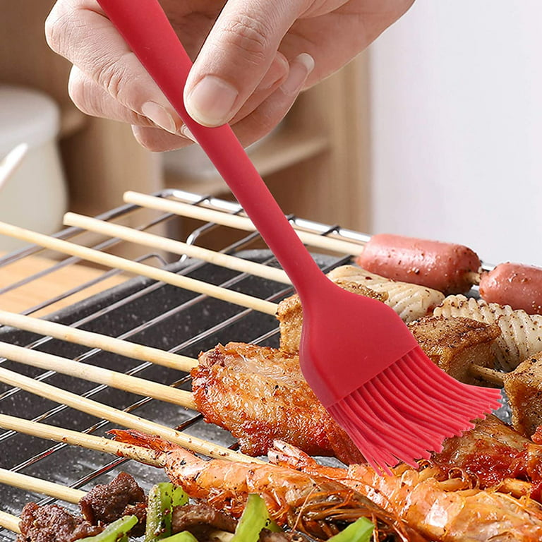 Basting Brush, Portable Pastry Brush for Baking, BBQ, and Cooking and  Grilling, Desserts Baking Kitchen Baking Cooking Gadgets - AliExpress