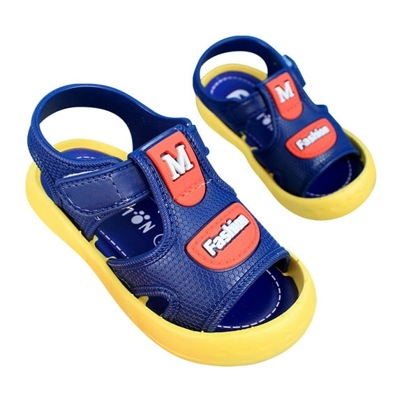 NOKIO Beach Sandals for Babies Quick-Dry Design Non-Slip Rubber Sole Unisex Toddler Girls Boys Water Shoes 6-18 Months