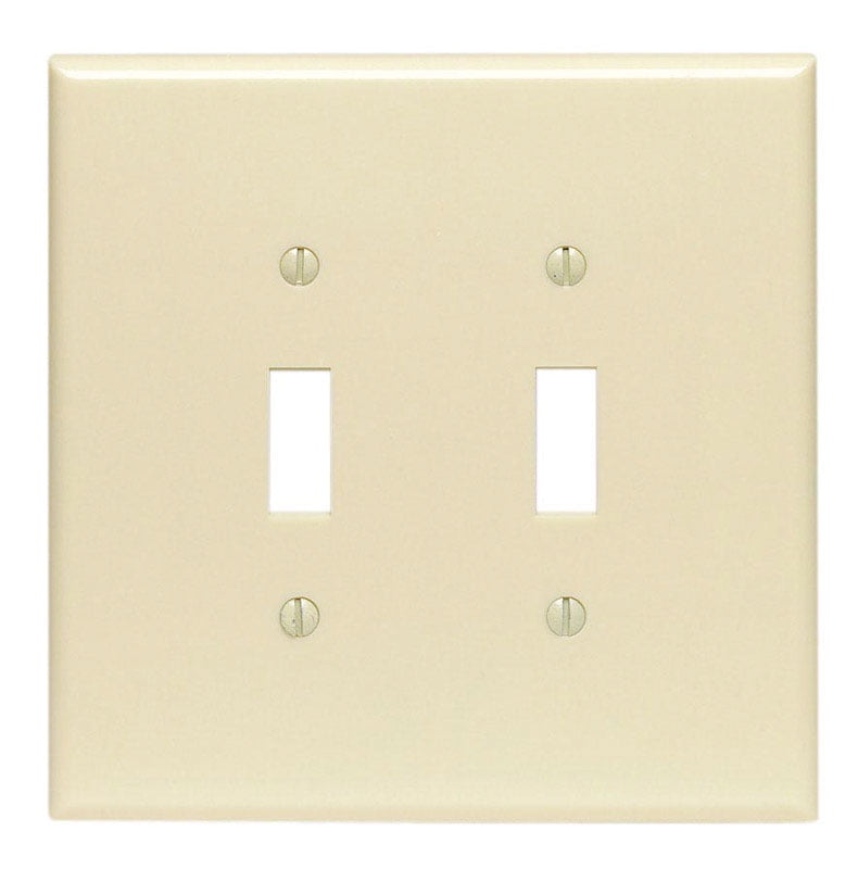 25 Pk Leviton Brown Plastic 1 Gang Oversized Outlet Wall Plate Cover 001-85103 