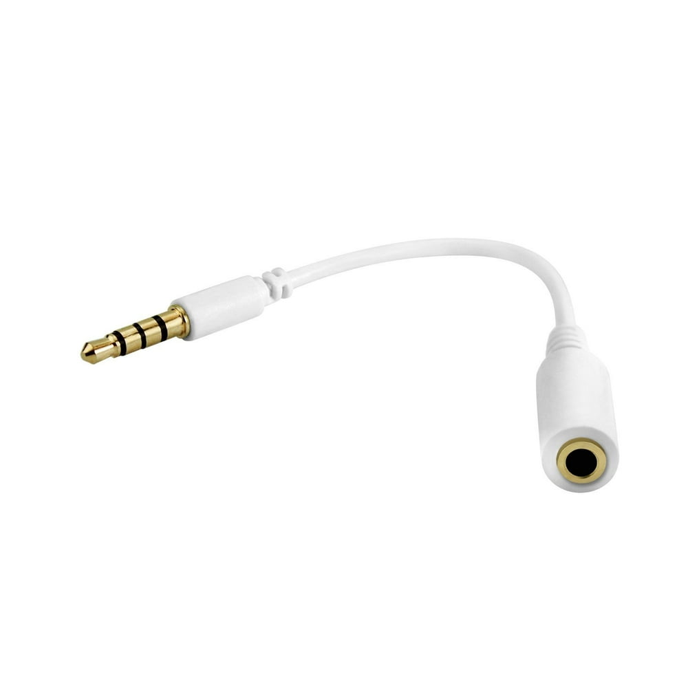 Slim 3.5mm Pin to 3.5 mm Input MiniJack Adapter Extender Jack