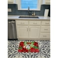thumbnail image 3 of Jack Russell Terrier Poinsettas Machine Washable Memory Foam Mat, 3 of 4