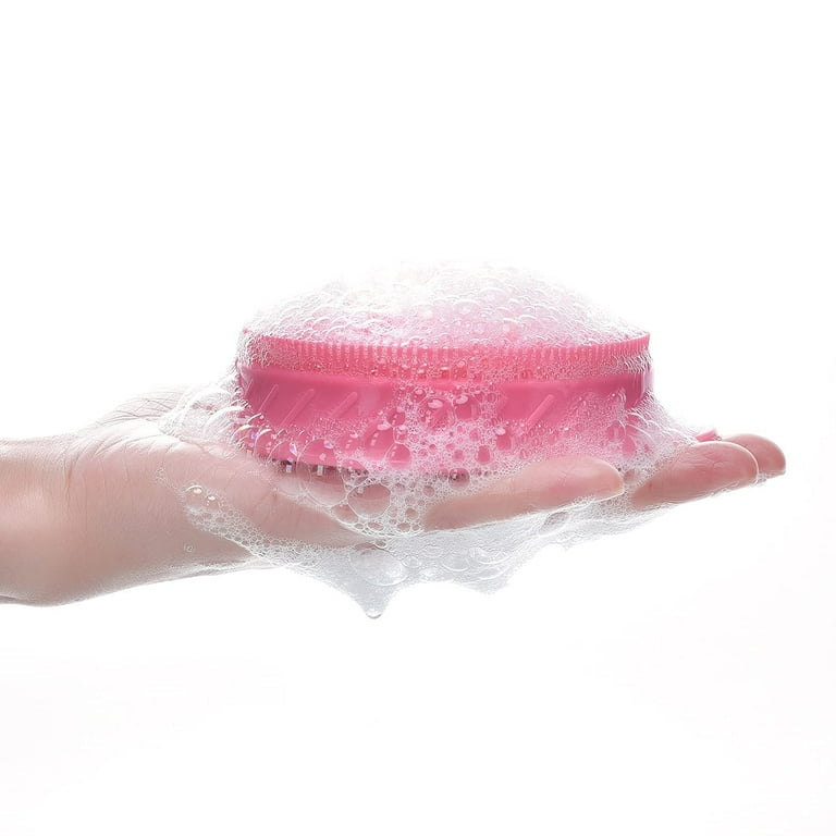 Electric Silicone Facial Body Scrubber Brush, Sonic Shower Electric Silicone Facial Body Scrubber Brush, Sonic Shower