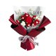 thumbnail image 4 of Bouquet de flor de punto Bouquet Decoración de la mesa de flores de punto tejido a mano Regalo del Día Artificial de la Madre de su hija para el día Rojo, 4 of 8