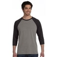 thumbnail image 1 of Bella + Canvas Unisex 3/4-Sleeve Baseball T-Shirt, 1 of 1