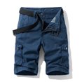 thumbnail image 2 of LYMAYTER Casual Shorts for Men Cotton Cargo Shorts ‌Breathable ‌Breathable Shorts with Multi-Pocket 30-38, 2 of 9