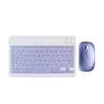 thumbnail image 2 of romoty Wireless Keyboard and Mouse Combo 9.6x5.9 Inch Purple Slim Rechargeable Quiet Keyboard Mouse Set for Tablet Laptop Smartphone, 2 of 6