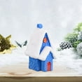thumbnail image 4 of Mini adorno navideño en miniatura, de casa , figuras colgantes de Navidad, estatua de resina para adornos de pastel de jardín de ha , Azul 3,2x2,2x5,4cm Azul 32x22x54cm perfecl Figuras en miniatura, 4 of 8