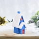 thumbnail image 4 of Mini adorno navideño en miniatura, de casa , figuras colgantes de Navidad, estatua de resina para adornos de pastel de jardín de ha , Azul 3,2x2,2x5,4cm Azul 32x22x54cm perfecl Figuras en miniatura, 4 of 8