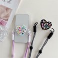 thumbnail image 5 of RYRA Love Shape Mobile Phone Back Clip Hanging Neck Mobile Phone Case Anti-drop Cell Phone Strap Rope Adjustable Phone Lanyard GT702, 5 of 5