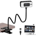 thumbnail image 1 of Webcam for PC, 4K Streaming Camera with Light, Web Camera for Desktop/Laptop Computer Webcam with Microphone, Plug and  USB Web Cam with Bracket, for Live Streaming, Video Calls, and Meetings, 1 of 7