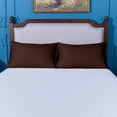 thumbnail image 3 of Ntbay Microfiber Pillowcase set - 2 Pack - Envelope Closure Pillow Cases - Standard - Dark Brown, 3 of 5