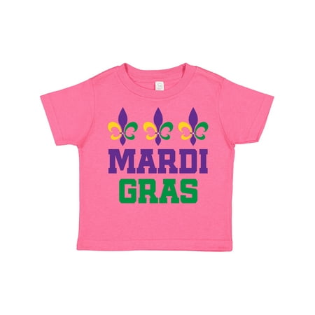 

Inktastic Mardi Gras Fleur De Lis Trio Gift Toddler Boy or Toddler Girl T-Shirt