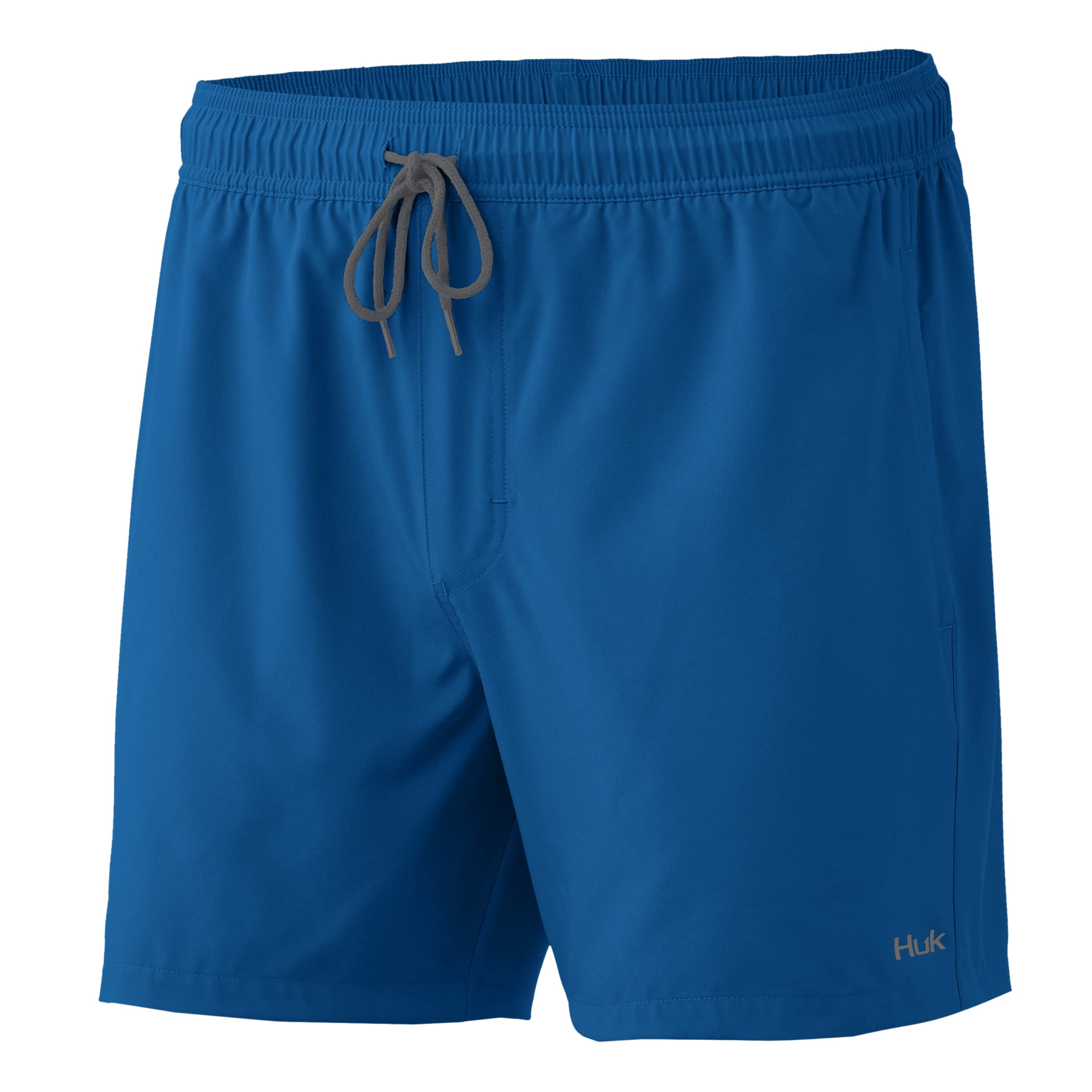 Huk Men's Capers Volley 5.5" Short (Capers Huk Blue, XLarge