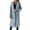 Light Blue #804, variant on Bovemsi Trench Coats Long Winter For Women Double Breasted Classic Lapel Outerwear Casual Coat Windbreaker Solid Jackets Fall Winter Clothes S