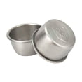 thumbnail image 3 of Matsuzay Tazas de inmersión pequeñas plateadas, adecuadas para todas las ocasiones, seguras para salsa, recipiente para inmersión, tazas para Cocina y Comedor, 3 of 6