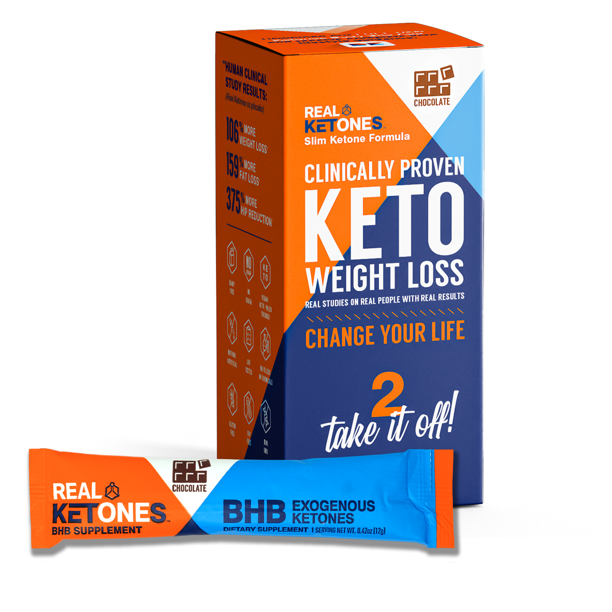 Real Ketones BHB Slim Ketone Formula Chocolate, 10 Count Walmart