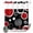 AbstractXF0463, variant on No Hook Shower Curtain with Built-in Rings - Abstract Modern Washable Waterproof Fabric Bathroom Curtains for Hotel,Rentals, 66 X 72 Inch Long , Geometric Circle Red Black White