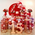 thumbnail image 3 of PartyWoo Ballons Rouges 50 Pcs Ballons en Latex Hélium Rouges Mats de 12 Pouces pour Remise des Diplômes Mariage Fête de l'Indépendance Saint-Valentin Jour du Souvenir Noël Fiançailles Anniversaire Décorations Red-Y57, 3 of 6