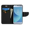 thumbnail image 3 of Samsung Galaxy J3 (2018)/ Galaxy J3 Star/ Galaxy J3 PU Leather Wallet with Credit Card Holder Storage Folio Flip Pouch Stand Phone Case Cover [ Black ], 3 of 4
