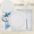thumbnail image 3 of Ambesonne Christmas Place Mats Set of 4, New Year Countdown, Standard Size, Blue, 3 of 6