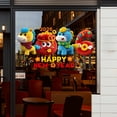 thumbnail image 4 of SIYTUAU 2026 Cute Glass Door Decals Year Window Display Spring Festival Decorations Window Stickers Pvc Material Static Cling No Glue B, 4 of 7
