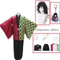 thumbnail image 3 of Disfraz de Cosplay de Kochou Shinobu, disfraz de Anime Kimetsuu no Yaiba, disfraz de mujer, uniforme de Cosplay de Shinobu para Halloween, 3 of 5