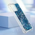 thumbnail image 6 of Slim Fit Phone Case for Motorola G 5G 2023,Soft TPU Glitter Liquid Quicksand Effect Silicone Stylish Case,Screen and Camera Protection Cover for Moto G 5G 2023,LSWT Blue, 6 of 14