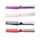 thumbnail image 3 of Peine plegable de 8 piezas, peine de doble cabeza, peine antiestático para cabello largo y liso, peine para viajes, negro, morado, rosa y rojo (cada 2 piezas), 3 of 5