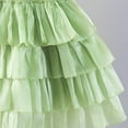 thumbnail image 6 of LUOGENLI Girls Valentine's Day Dresses Size 10-12 Baby Girls Tule Tutu Dress Buterfly Print Back Sudress Toddler Girls St. Patrick's Day Dresses 5T Green 5-6 Years, 6 of 8