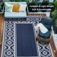 thumbnail image 6 of HUGEAR Outdoor Rugs Clearance 6'x9' Waterproof Patio Rugs Area Rugs Plastic Straw Rugs, Camping RV Rugs for outside, Balcony, Pool, Deck Rug, 6 of 7