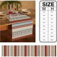 thumbnail image 5 of Boho Table Runners 72 inches Long Farmhouse Western Wedding/Coffee Table Runner Bohemian Stripes Kitchen Dinning Table Linen Cloth for Party Indoor Outdoor Decor, Aztec Geometric, 5 of 6