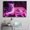 Purple, variant on Mudket Framed Pink Leopard on Purple Silk Canvas Wall Art, Glam Leopard Print Room Decor for Girls Bedroom, Trendy Animal Wall Art, Ready to Hang - 12"L x 8"W