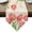 Beige, variant on Pink Tulip Table Runner Linen Burlap Table Runner 36 Inches Small Spring Floral Summer Botanical Black Dresser Scarves for Kitchen Island Coffee Dining Room Party Wedding Holiday Decoration 13"x36"