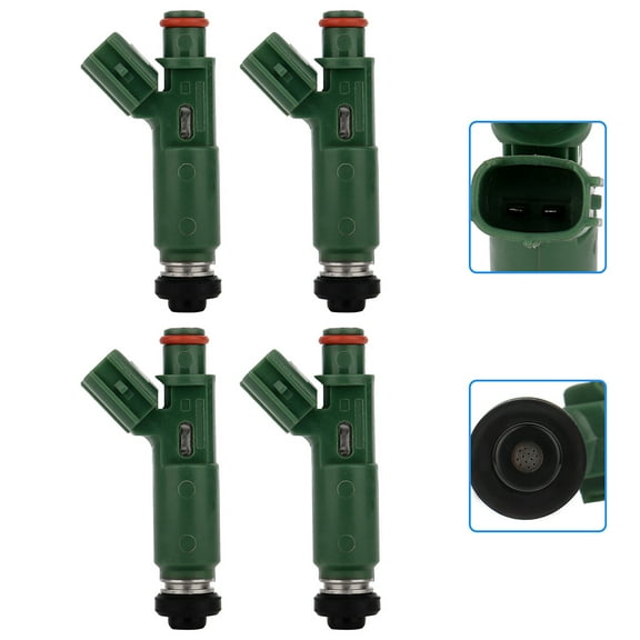 Injectors,CCIYU 12 Holes Fuel Injectors Set fit for 2000-2005 for Toyota Celica 1.8L, 1999-2007 for Toyota Corolla 1.8L, 2003-2007 for Toyota Matrix 1.8L Compatible with 842-12248 Injector, 4 Pieces