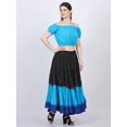 thumbnail image 3 of Wevez Women's ATS Tribal Dip Dye 25 Yard Skirt, One Size, 3 of 5