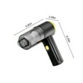 thumbnail image 3 of FFENYAN Mini Vacuum Cleaner 12000MBAR Powerful Suction Car Vacuum Cleaner Dusts Buster Filter Portable Vacuum Cleaner for Home Office Kitchens Dining Room, 3 of 7