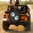 thumbnail image 3 of KAKALAD Paw print 022 Spare Tire Cover Universal Car Vehicle Tools For Rv SUV Truck Camper Travel Trailer Accessories Buckle 14” Inch, 3 of 6