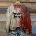 thumbnail image 5 of Joernso Unisex Hoodie Bloodstain Print Halloween Haunted House Cosplay Top Drawstring Hooded Pocket Long Sleeves Loose Hoodie, 5 of 8