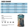 thumbnail image 4 of Daiia Starry Sky Cloud Wolf Printed Men's Tank Tops,Casual Soft Sleeveless Gym Muscle Shirts Bodybuilding Tee-Small, 4 of 8