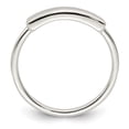 thumbnail image 2 of Finest Gold Sterling Silver Polished Engraveable Top Ring - Size 8, 2 of 6