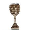thumbnail image 2 of Taza alta de calavera de acero inoxidable 3d, taza de calavera de resina creativa para Halloween, 2 of 2