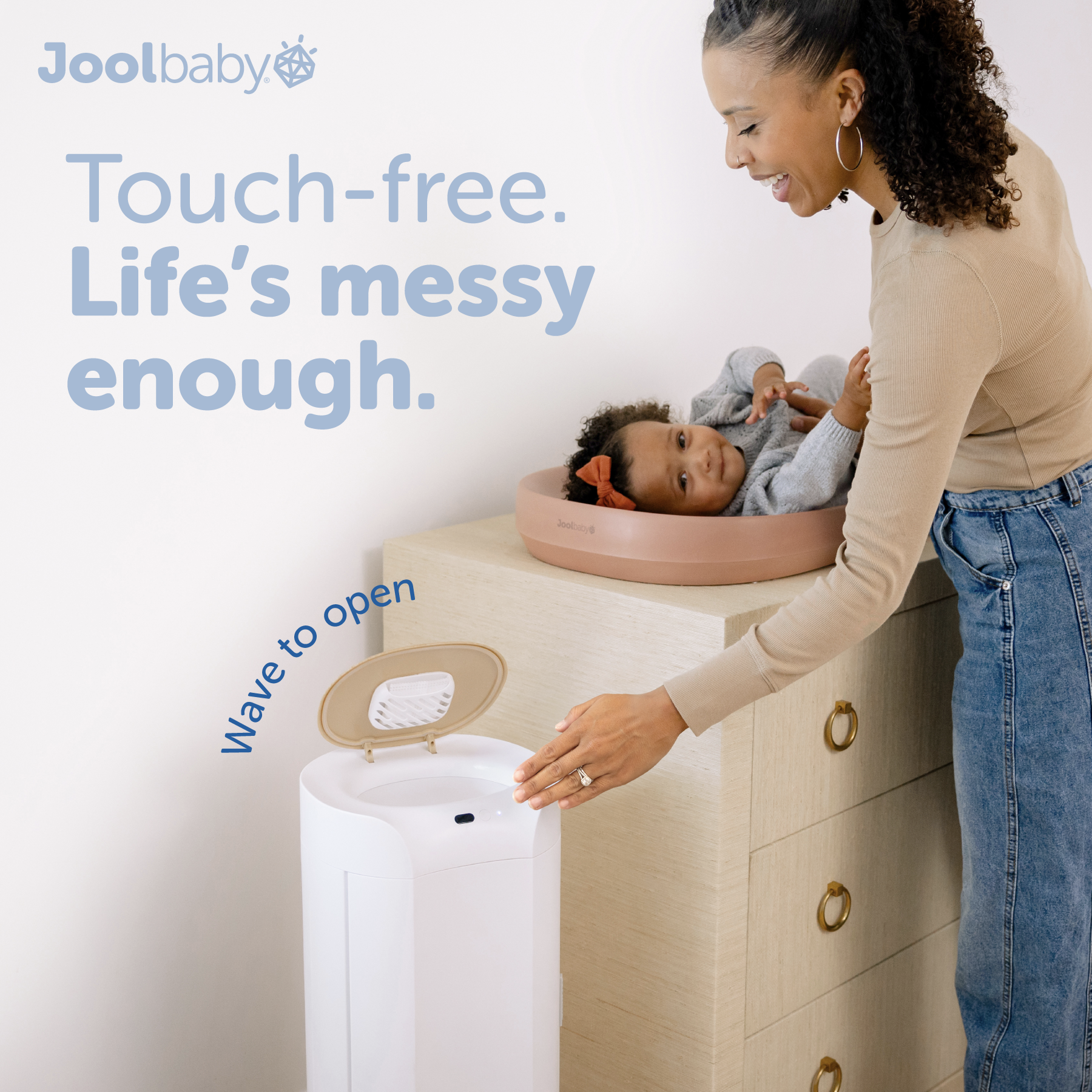 Jool Baby SmartWave Plus Motion-Sensing Diaper Pail photo 3