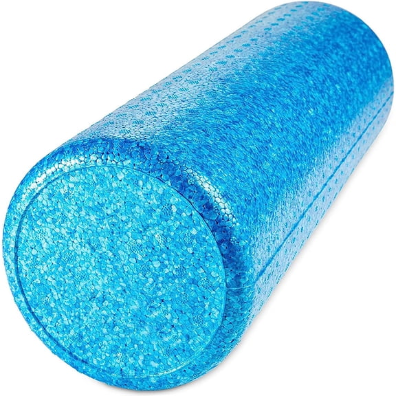 JFIT High Density Foam Roller, Solid Blue, 18-Inch
