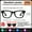 Black Frame Transparent + Sunglasses Lens (Standard Edition), variant on Ultra-HD AI Smart Glasses: 8MP, Real-Time Translation | Wireless Calls, Wi-Fi Transfer | Android Compatible | 3 Frame Colors, Sleek Premium Design