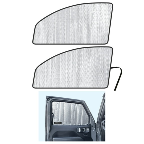 Yellopro Auto Side Window Front Row Sunshade for 2020-2025 Jeep Gladiator Pickup (Set of 2)