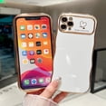 thumbnail image 7 of for iPhone 11 Pro case Cute Wavy Edge Luxury electroplated Love Phone case for Women Girls, Full Camera Lens Protection Shockproof Phone case for iPhone 11 Pro,Light Purple, 7 of 7