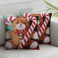 thumbnail image 3 of Christmas Plush Stuffed Toy Stuffed Gingerbread Man Toy Soft Aesthetic Gingerbread Man Pillow Stuffed Christmas Toys for Christmas Party Favors Decorations, 3 of 7