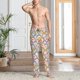 thumbnail image 2 of Balery Rainbow Flowers Pantalones de pijama para hombre, pijama ultraligero, pantalón de descanso-Medium, 2 of 6
