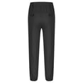 thumbnail image 5 of KPOPLK Boy's Cargo Joggers Pants Youth Quick Dry Hiking Lightweight Pants for Sports Outdoor with Pockets Size 4-5 Years,Black, 5 of 8