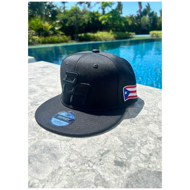 TAINOWEAR PR Black baseball Cap Snapback Adjustable